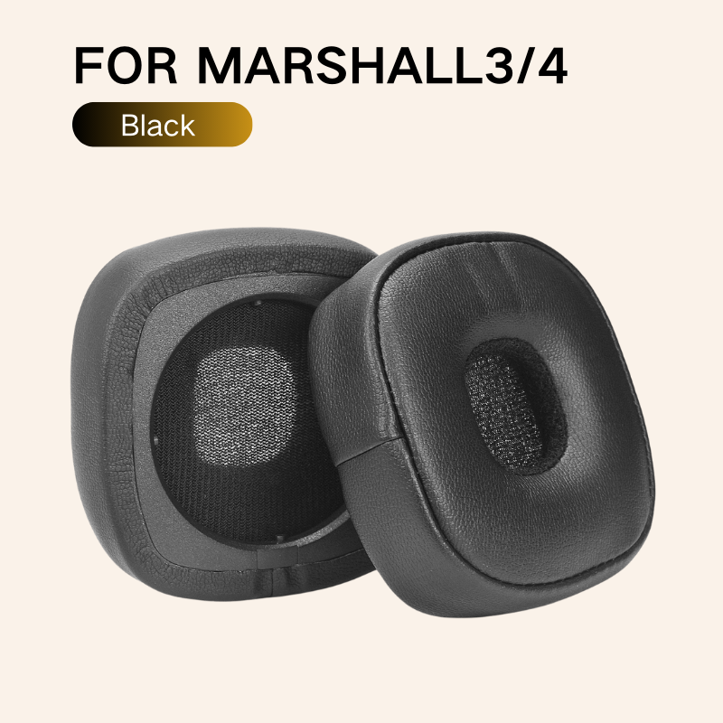 Almohadillas para Marshall Major III con cable,Major IV Major III Major3 Major4 inalámbrico, almohadillas para auriculares, piezas de reparación de cubierta de almohadillas para los oídos