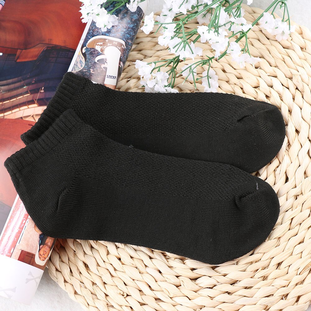 1 paar Herren Frauen Atmungsaktive Knöchel Socken Sport Socken Schwarz/Weiß/Grau Neue Niedrigen Gittergewebe Rohr Socken Knöchel kurze Socken