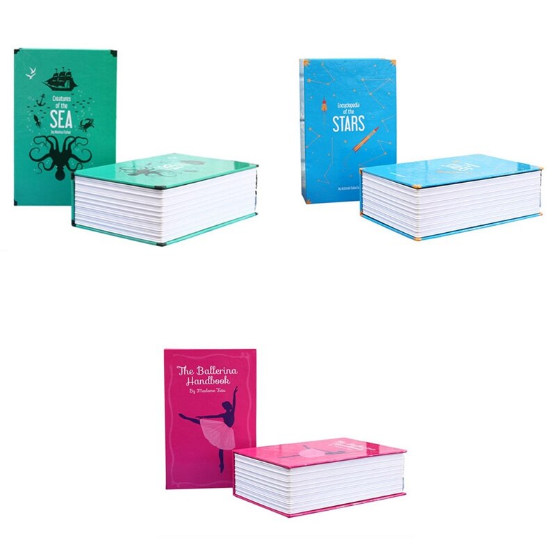 Woordenboek Boek Veilig Opbergdoos, Veilig Met 3 Digitale Combinatie Slot, Anti-Diefstal Safe Secret Box