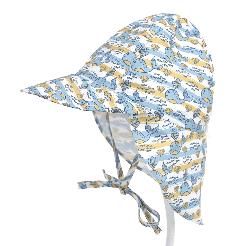NEUE Babys Sonnenhut Sommer Strand Hütte Sonne Kappe UV Schutz Neugeborenen Kleinkind freundlicher Jungen Mädchen Sonne Kappe Headwear außen S/L: Krake / S