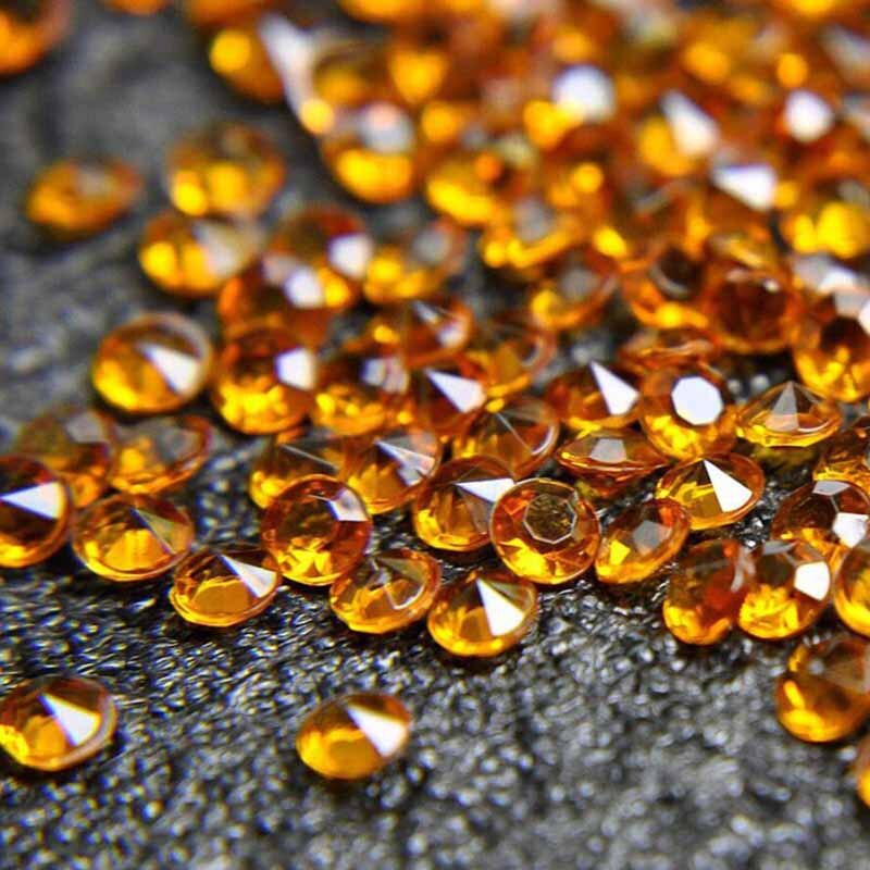 2000 stks Diamond Tabel Scatter Confetti Middelpunt wedding Bridal Shower verjaardag Anniversary bachelorette vrijgezellenfeest Decoratie: gold