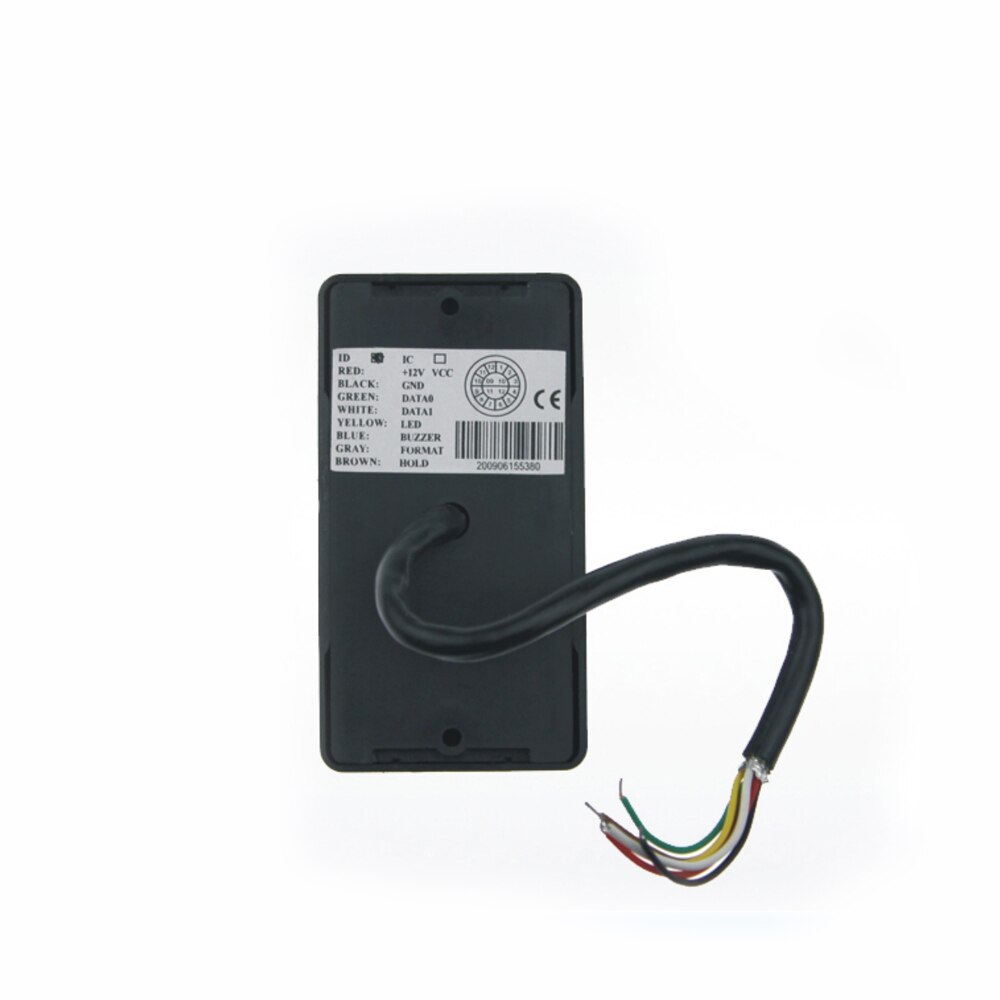Waterproof 125khz RFID EM ID Card Access Control Reader RFID Card Reader Wiegand 26 34 Card Reader LED Indicators Security