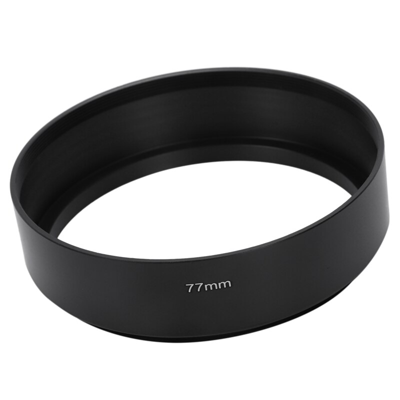 2 uds accesorios de cámara: 1 Uds 1 Uds. Tornillo de montaje 77mm Hood & 1 Uds herramienta de limpieza de goma soplador de aire y polvo Ball