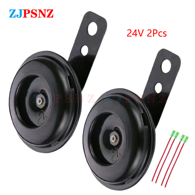 Car Snail Horn 6V 12V 24V 36V 48V 60V 72V Electric Air Horn Motorcycle Scooters Truck e-Bike Waterproof Snail Horns Super Sound: 24V 105db 1.5A 2Pcs