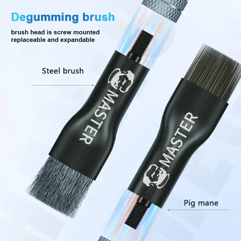MECHANIC Steel Brush Motherboard IC Debonding Brush With Head IC Pad Cleaning PCB BGA Glue Removal Tin Removal Polishing Brush