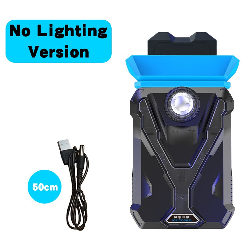 Cool RGB Light Gaming Laptop Cooler Silent Exhaust Laptop Cooling Pad For 12-21 Inches Notebooks 3600RPM Adjustable Wind Speed: No Light Version