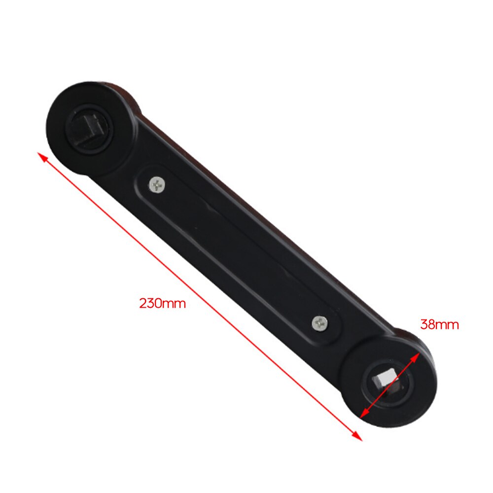 3/8" Universal Extension Wrench Home Mechanical Tension Wrench Automotive Repair Tools Black Torque Spanner: Painted Plastics