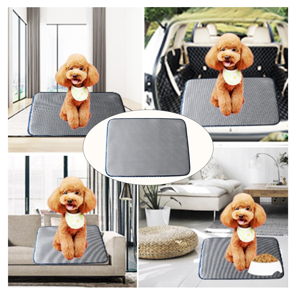 Polyester Pet Dog Slaapmat Huisdier Water Absorberende Pad Waterdicht Zomer Hond Cooling Pee Pad Ademend