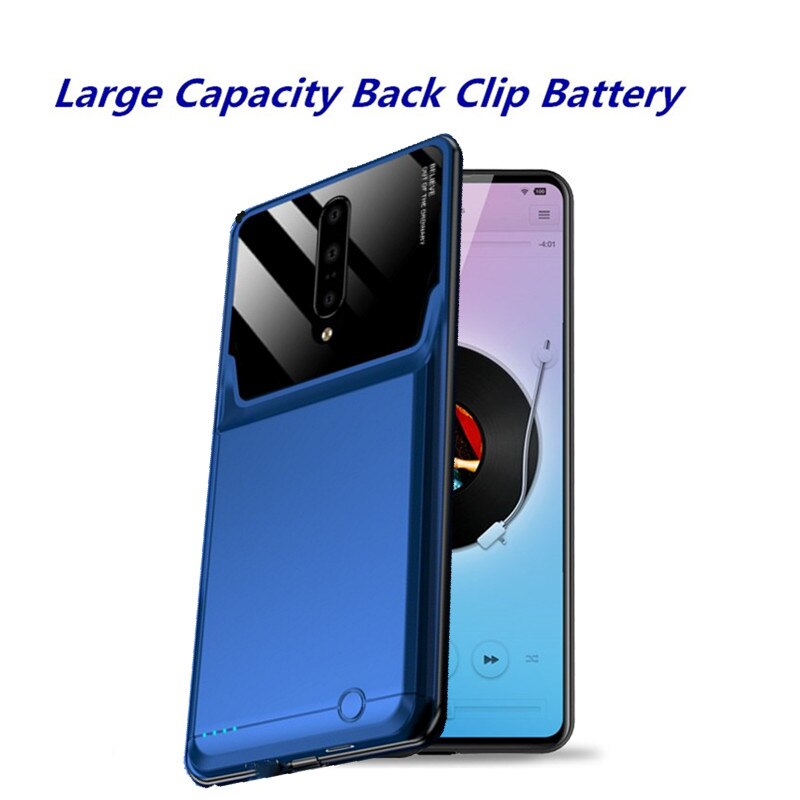 6000MAH Batterie Ladegerät Fällen Für Oneplus 7 T Profi Energie Bank fallen Ladung fallen Für Oneplus 7 T Batterie Energie fallen Capa