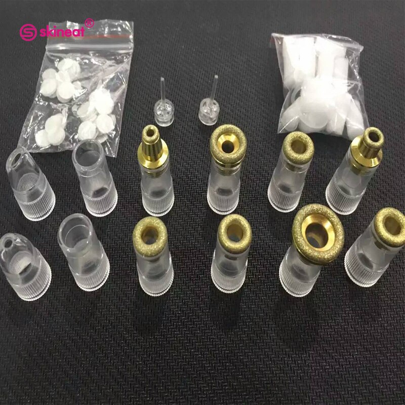 Skineat diamant peeling tilbehør reservespidser udskiftning hoveder til ansigts skønhed enhed hud diamant dermabrasion fjernelse