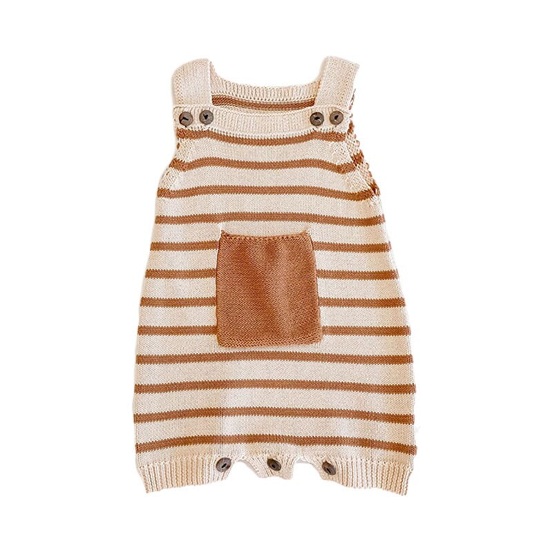 Gestreepte Baby Romper Katoen Pasgeboren Baby Meisje Kleding Jongen Romper Jumpsuit Gebreide Onesie Baby Kleding Baby Overalls