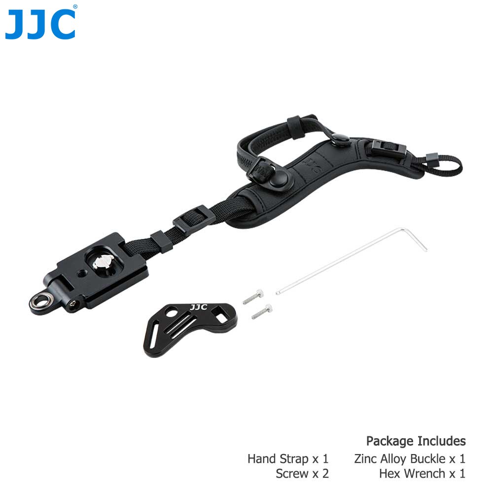Jjc kamera hand handledsrem snabbkoppling tillbehör för canon eos r rp ra  r3 r5 r6 m50 mark ii  m6 mark ii  m50 m100 m6 m3 m10: Svart
