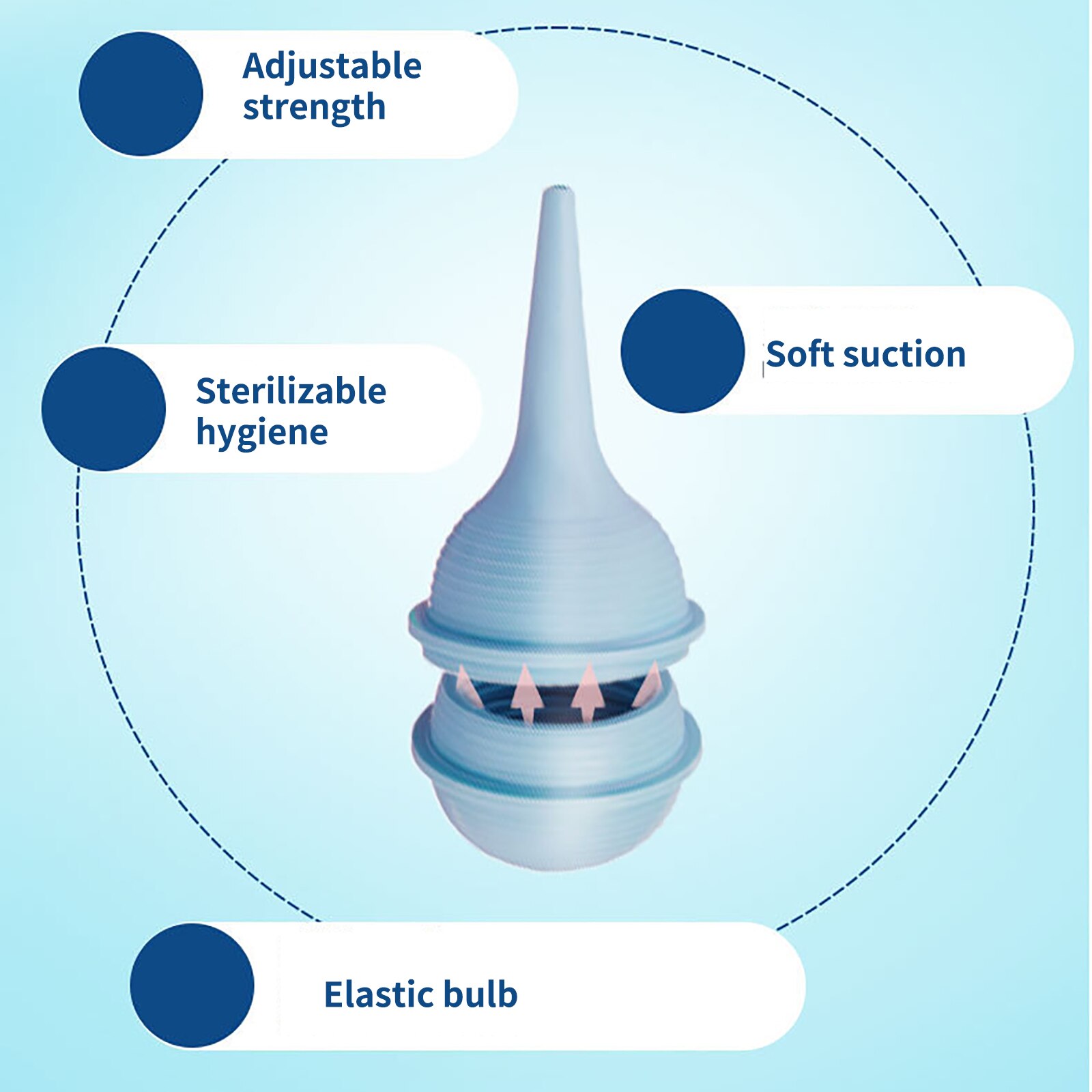 Siliconen Peuter Neus Schoon Baby Neus Aanzuiger Baby Snot Vacuüm Sucker Soft Tip Cleaner Care Kids Cleaner Sucker Zuig Tool