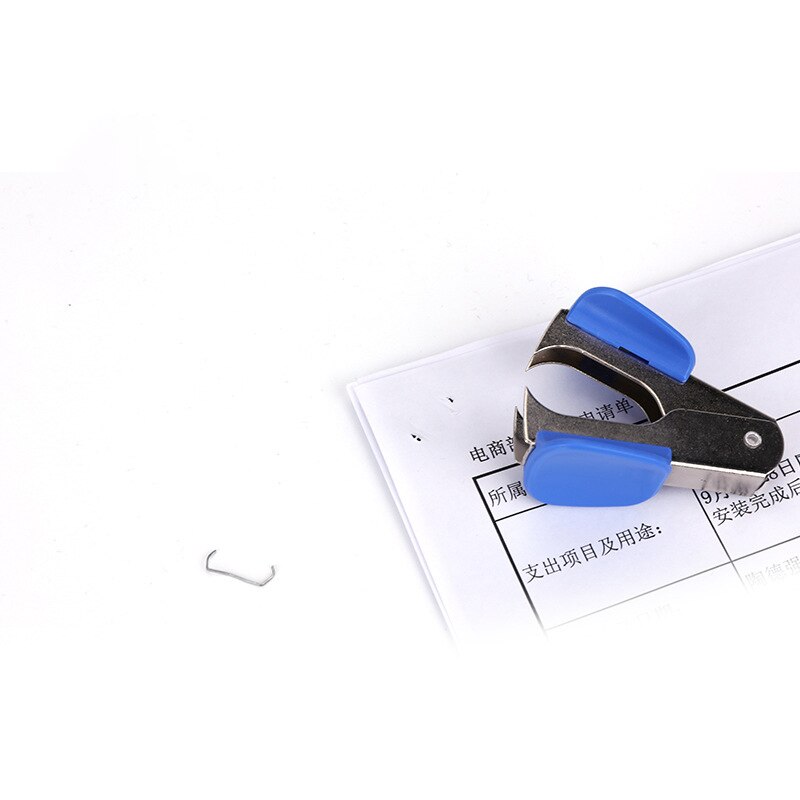 Cute Mini Metal Anti-stapler Staple Remover Safety Nail Extractor Tools For Remove Staples Drawing Pins Office Binding Supplies