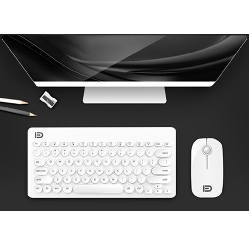 Wireless Keyboard and Mouse Combo - Keyboard and Mouse Included, 2.4GHz Wireless Connection, Long Battery Life Lag-Free Wireless