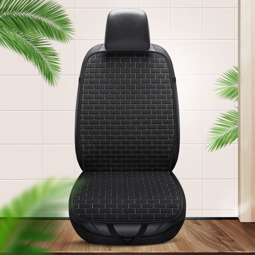 Line Car Seat Cover Protector Pad Mat for Auto Front Back Driving Seat With Backrest Summer Cushion for Truck Suv or Van