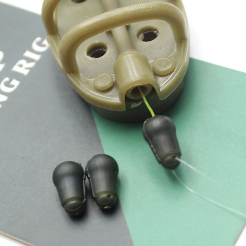 15 stk karpefiskeri tilbehør hurtigskift perle til karpe fiskemetode feeder krog karper rigge chod fiske perle til karpe grej