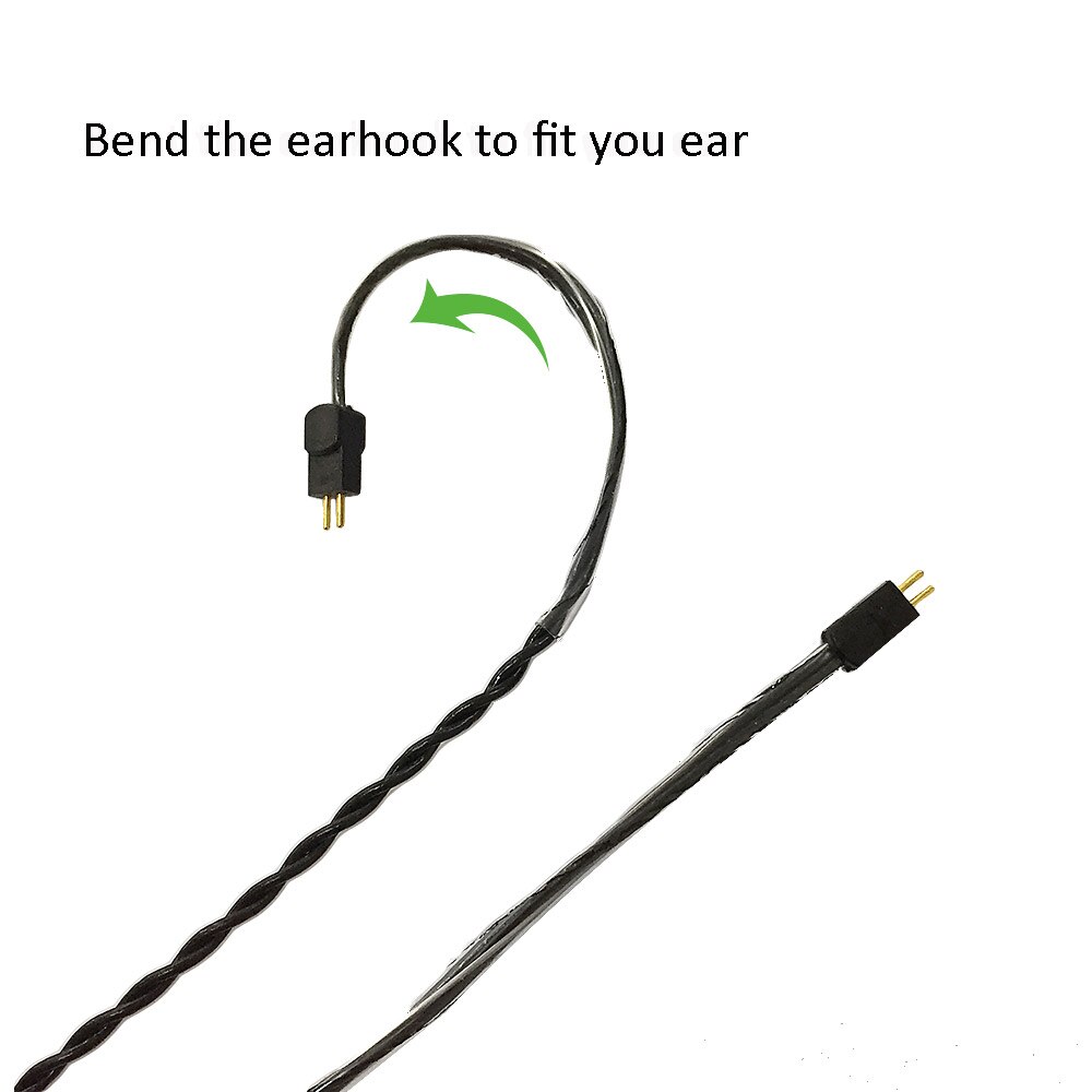 Upgraded Earphone Cable Wire for In-ear Musician Monitors fits for 1964 w4r um3x es3 es5 2 Pin Connector