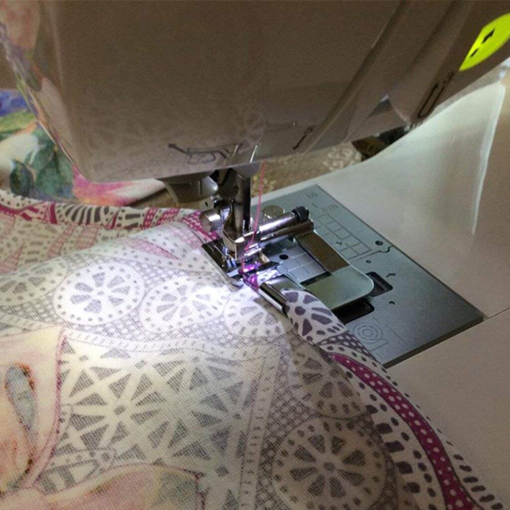 1pc Rolled Hem Pressure Foot Sewing Machine For Singer Brother Low Shank Adapter Household Supplies Necesidades Diarias #50g