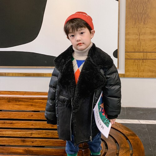Jongens Warm Houden Katoen Gevoerde Kleding Winter Winter Koreaanse Stijl Katoen Gewatteerde Jas Modieuze Kinderkleding: 10