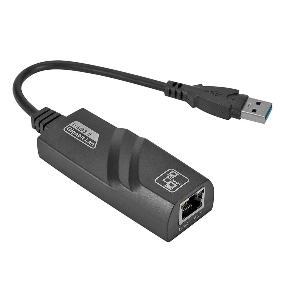 Wired USB 3.0 To Gigabit Ethernet RJ45 LAN (10/100/1000) Mbps Network Adapter Ethernet Network Card For PC