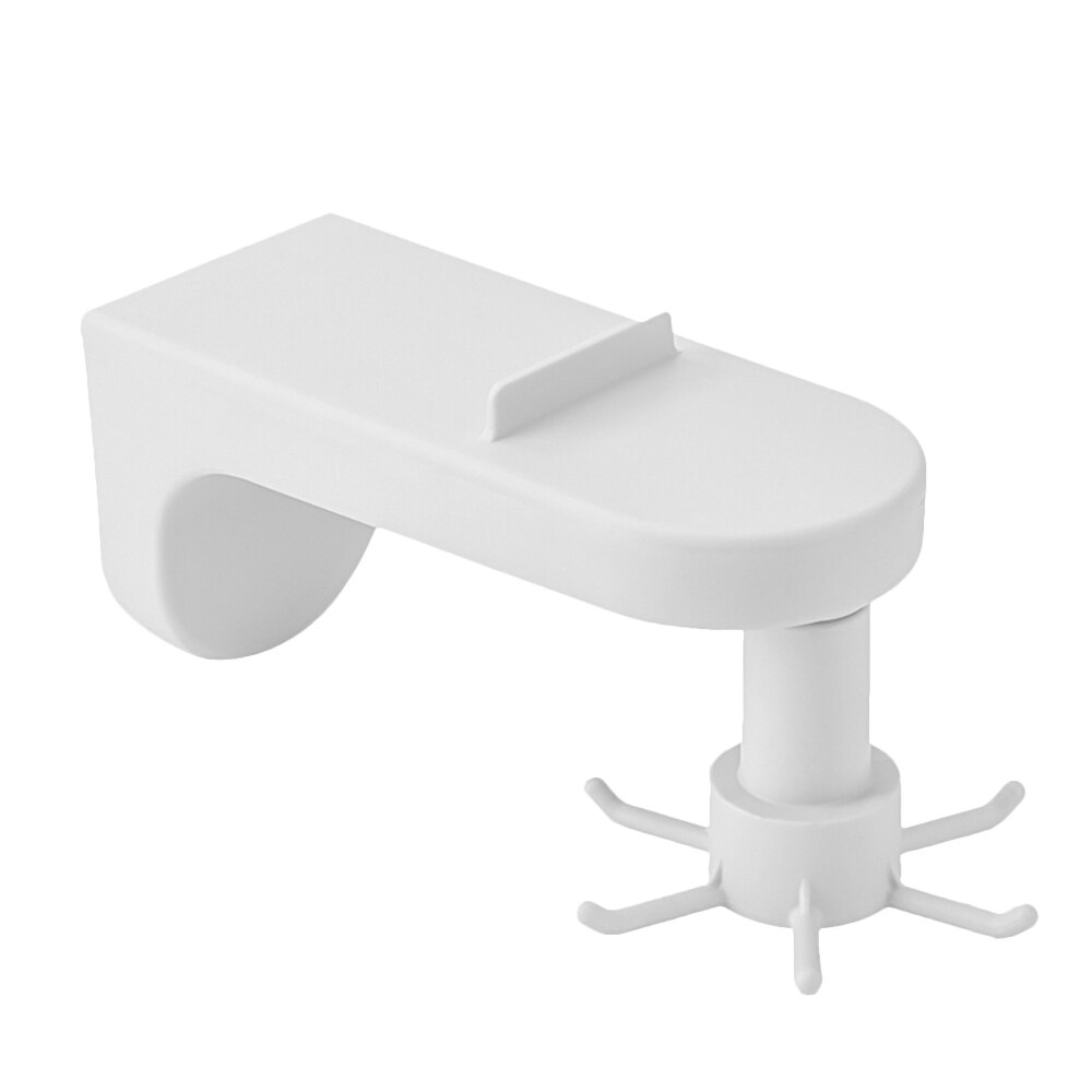 360 degrés crochet rotatif auto-adhésif support de rangement salle de bain organisateur mural support suspendu accessoires de cuisine: White-Wall Mounted