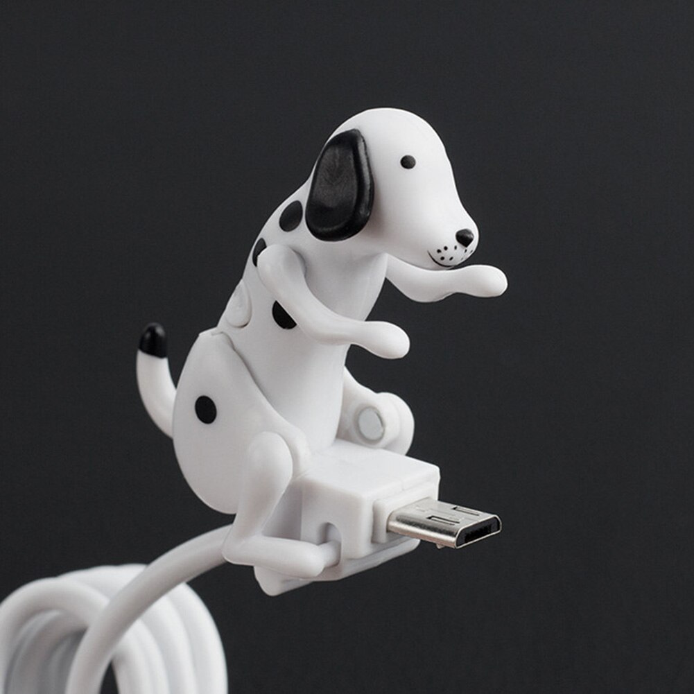 Funny Dog Fast Charger Cable Data Cable For iPhone IOS Android Type-C Mobile Phone Charging Line Prank Phone Accessories