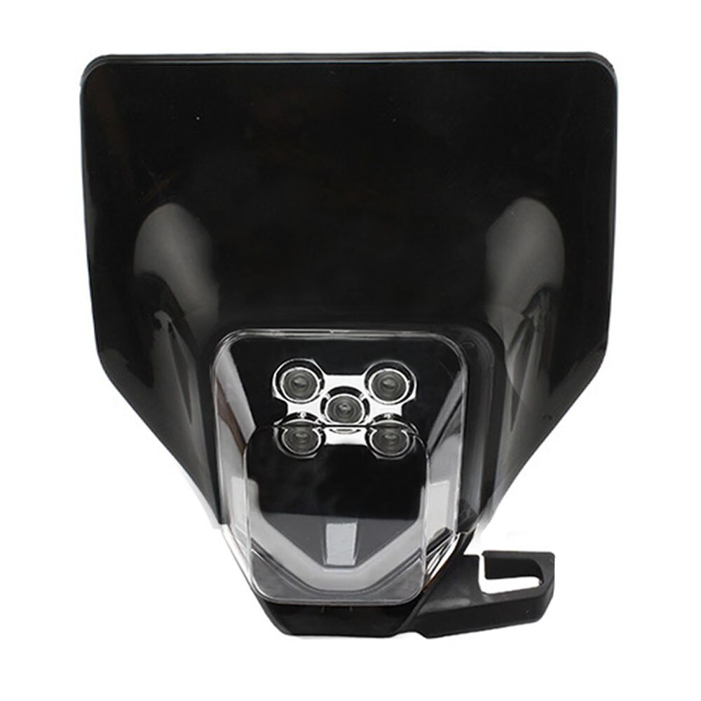 Motorcycle LED Headlight DRL Light For Husqvarna FC FE FX TC TE TX 125 250 300 350 450 501 FE250 FC250 TC250 Motorbike Headlamp.: A.Black