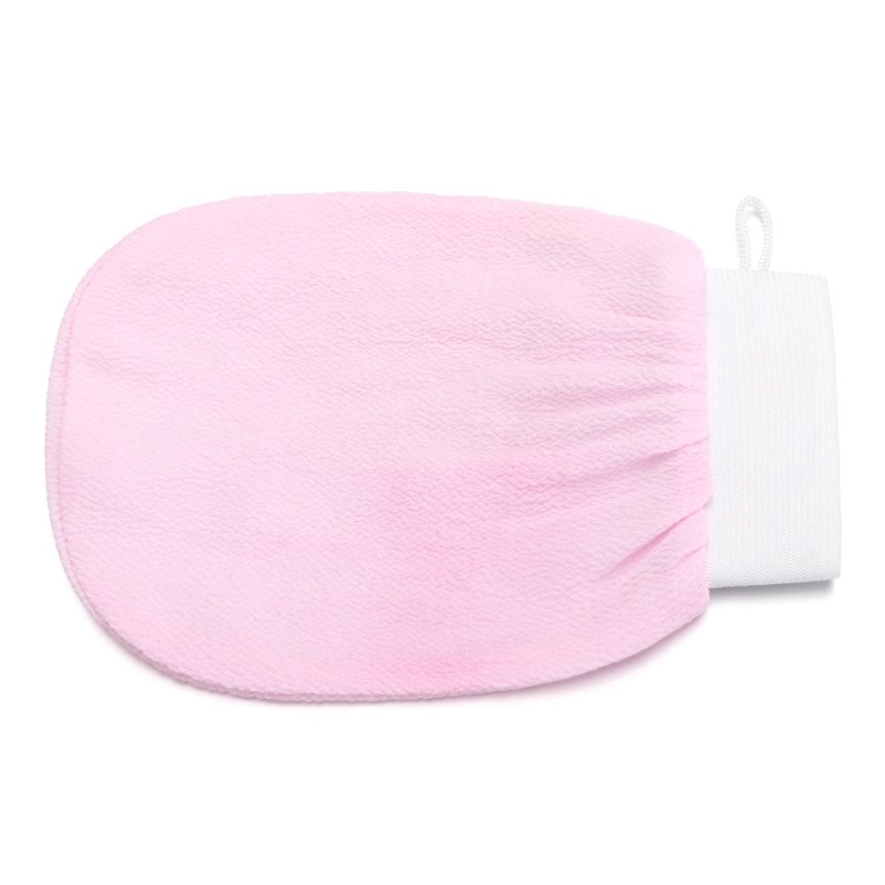 Manopla Exfoliante para Hammam marroquí, guante Exfoliante para la preparación de la ducha, duradero, para masaje corporal y Facial, 1 ud.: pink