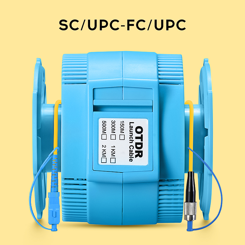 1000M Single Mode AUA-20 OTDR Launch Cable SC/FC/ST/LC(UPC/APC) OTDR Extension Cord OTDR Dead Zone Eliminator Fiber Ring: Pink
