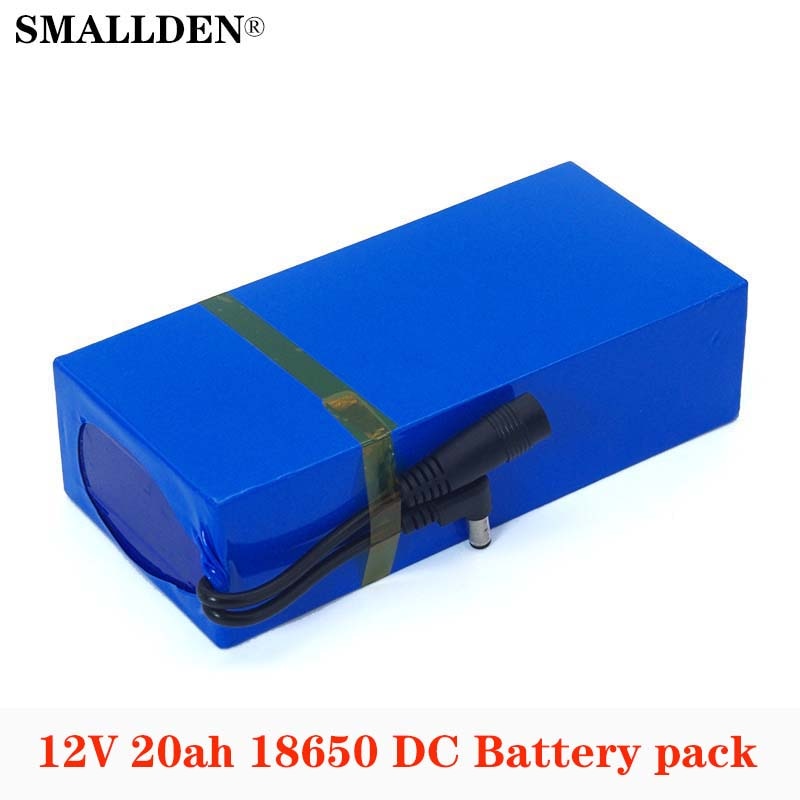 Smallden Universele 12 V/11.1 V 20000 Mah 18650 Li-Ion Oplaadbare Batterij 12.6 V Camera Cctv Ues