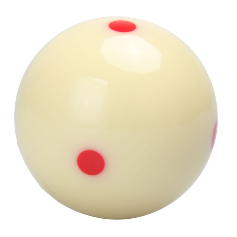 5.72 cm Red 6 Dot-Spot Measly White Pool-Billiard Practice Training Cue Ball Billiard Pool Ball Replacement