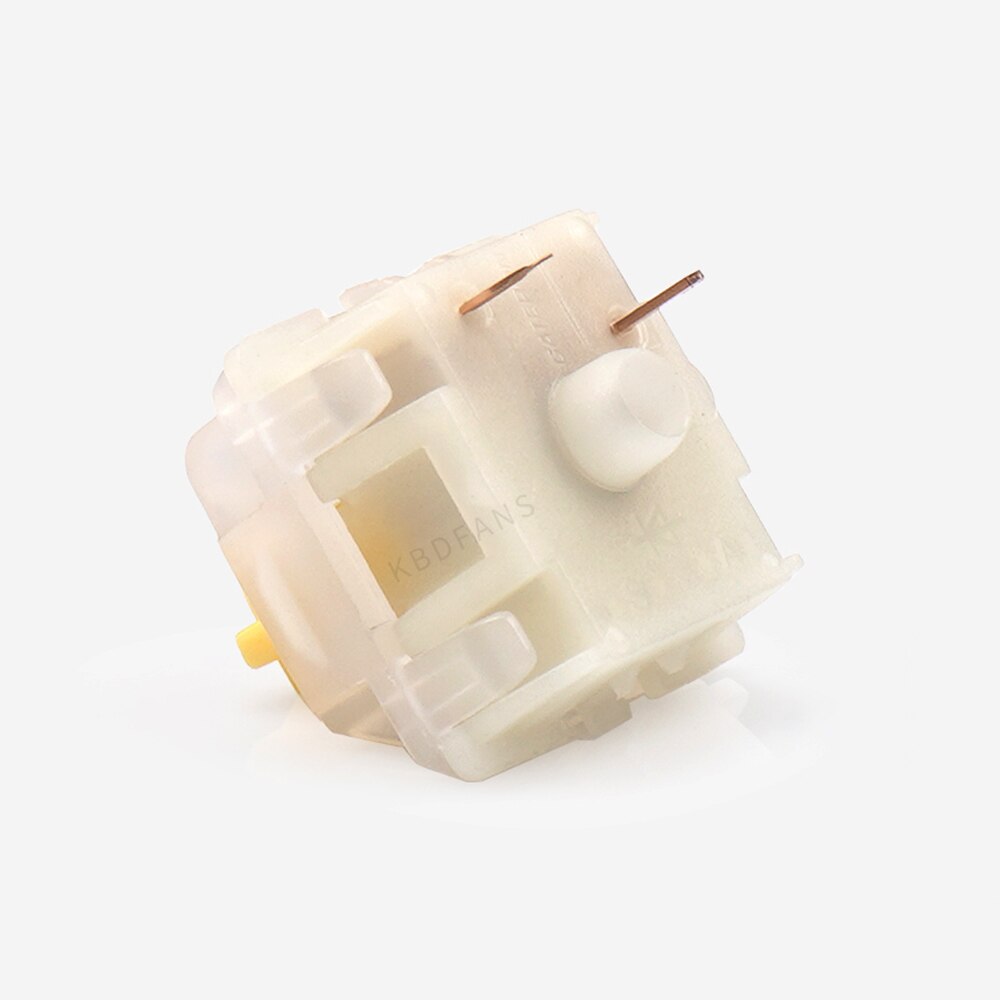 Gateron CAP Milky Yellow V2 Switch Extras 3pin RGB Linear 63g MX Stem Switch For Game Mechanical Keyboard GK61 GK64