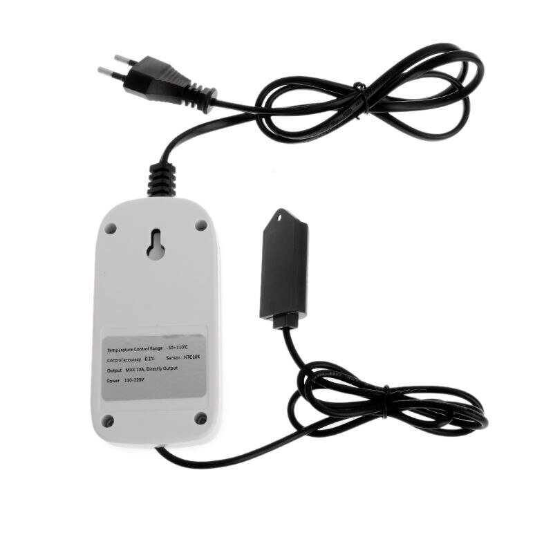 Rouge LED contrôleur d'humidité interrupteur sortie directe 110V-220V 10A hygromètre contrôle d'humidité interrupteur prise 0%-99% RH