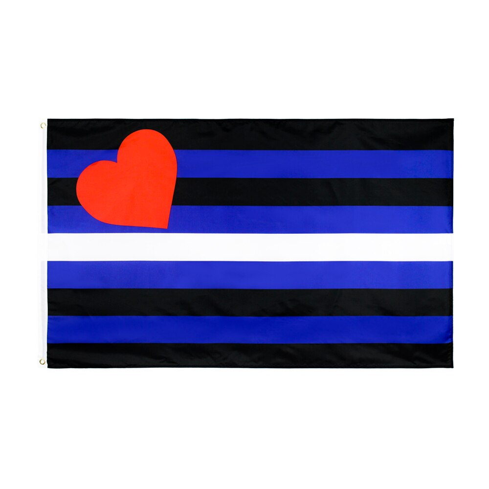Hängande 90*150cm lgbt gay straight allies flagga för dekoration: C