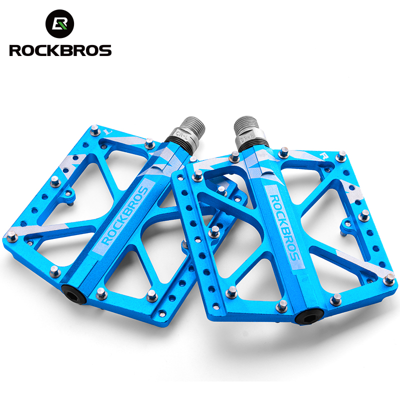 Rockbros Fiets Pedaal Aluminium Ultralight 104 Mm Breedte Verzegelde 3 Lager Pedalen Mtb Weg Fietsen Fiets Accessorries