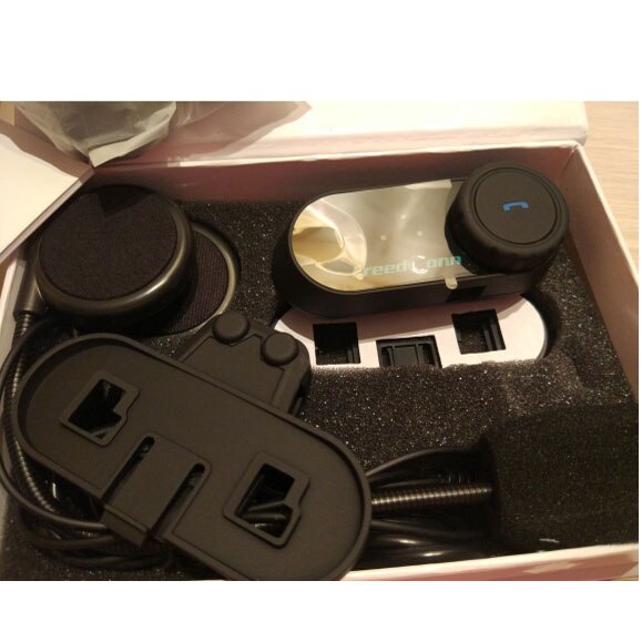 FreedConn T COM FM Bluetooth Motorcycle Helmet Intercom Interphone Headset domofon interfone Microphone for Full Face Helmet