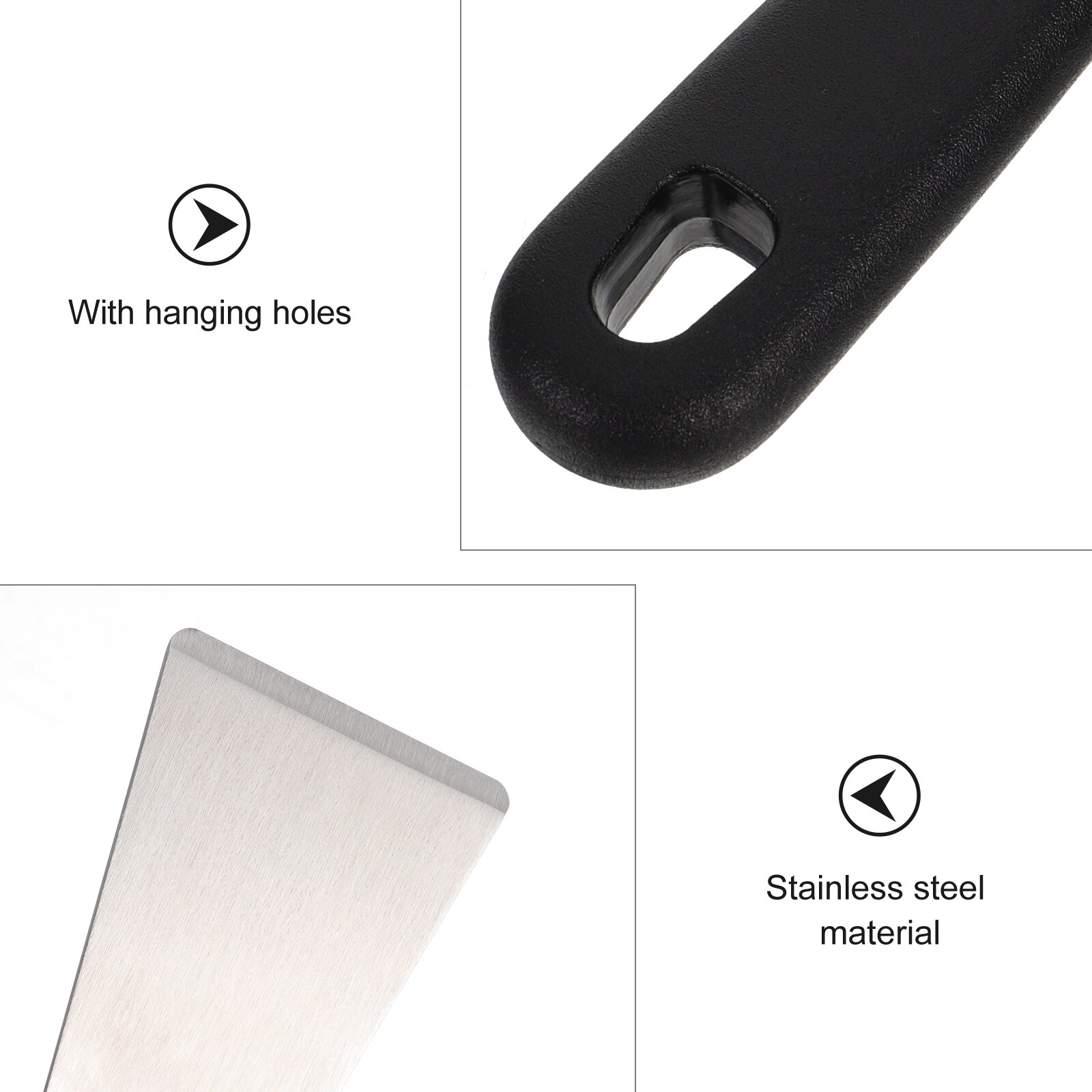 4PCS Refrigerator Ice Shovel Stainless Steel Ice Removal Shovel Defroster