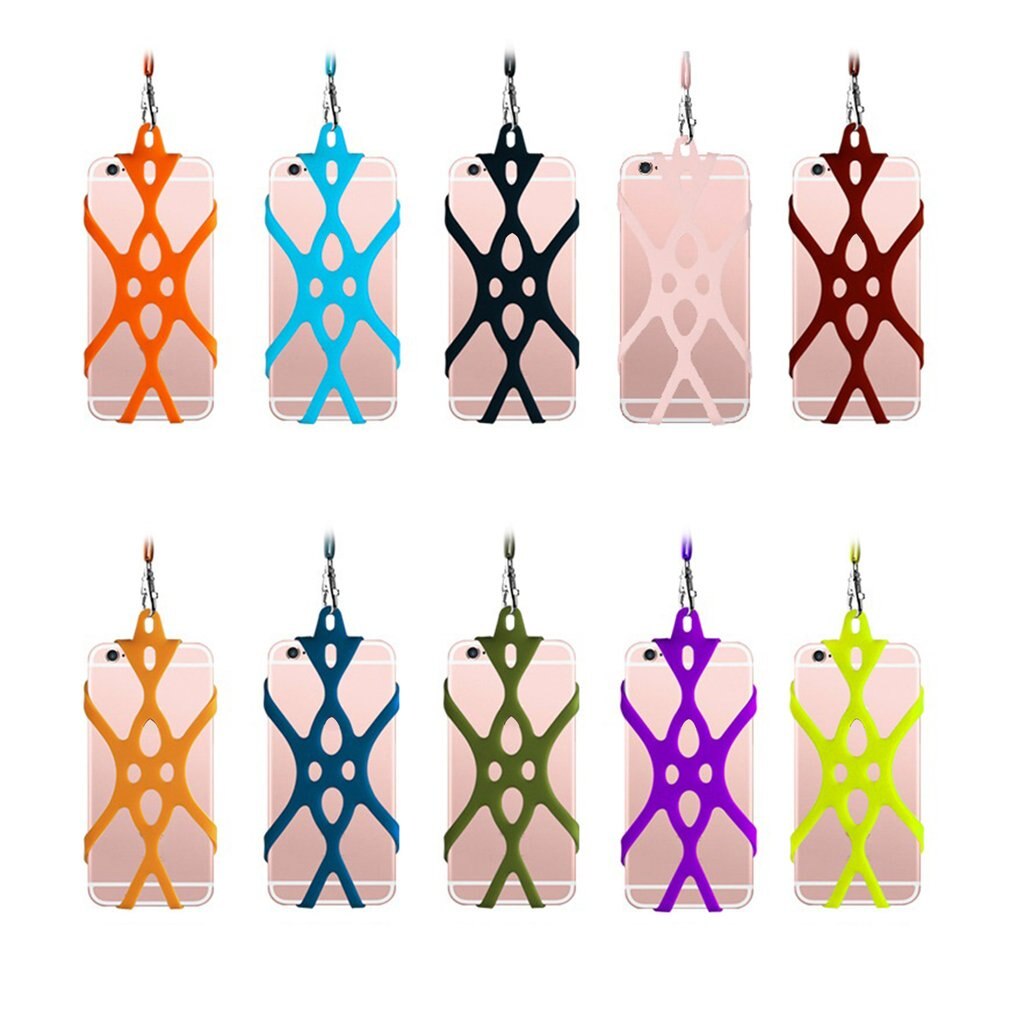 Telefoonkoordhouder, hoesje, universele siliconen telefoonhalsband, kettingsling voor slimme mobiele telefoon