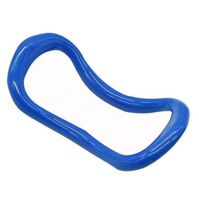Yoga Ring Magic Circle Fascia Stretch Ring Yoga Aids Pilates Hoop Yoga Circle Pilates Gym Sports Magic Ring: Blue