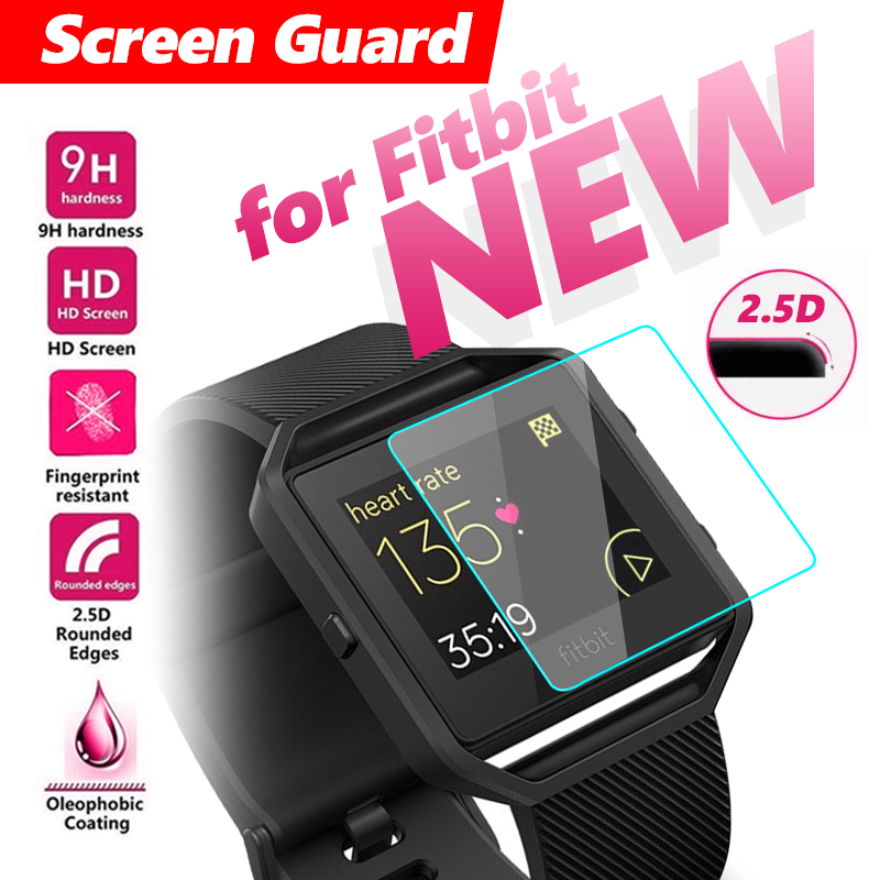 9H Hardheid Screen Protector Film Voor Fitbit Blaze 2.5D Smart Eenvoudig Te Installeren Glas Protector Film Voor Fitbit Blaze smart Horloge