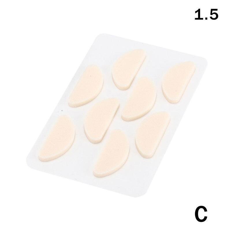 4 paar neuspads voor brillen, zelfklevende siliconen neuspads, antislip, witte dunne neuspads voor brillen, brillen en zonnebrillen: C