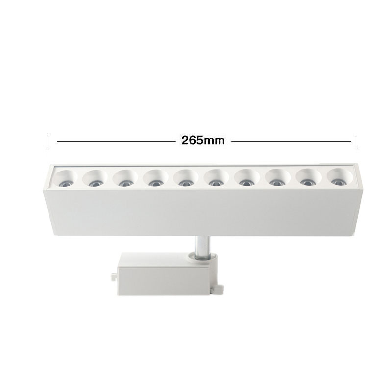 Embutido LED Track Lights, Grille Lamp Series, sala de estar Spotlight, Downlight sem luz principal, 10W, 12W, 18W, 24W, 30W: Amarelo escuro / Dourado