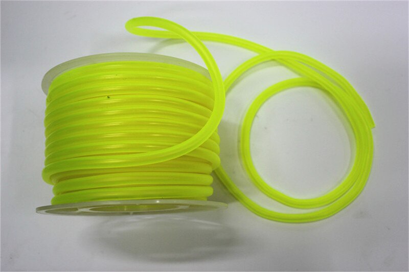 10M Motorfiets Brandstof Slang Olie Buis Pijpleiding Rubber Lijn Universele Voor Motocross Dirt Bike Atv Racing Sport Bike Off road: clear yellow