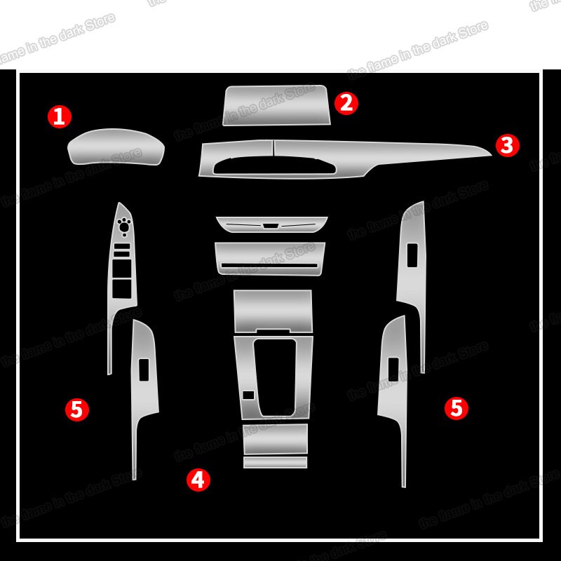 Lsrtw2017 tablero interior de coche transparente pantalla lcd engranaje panel película para Changan Cs75 adhesivo protector