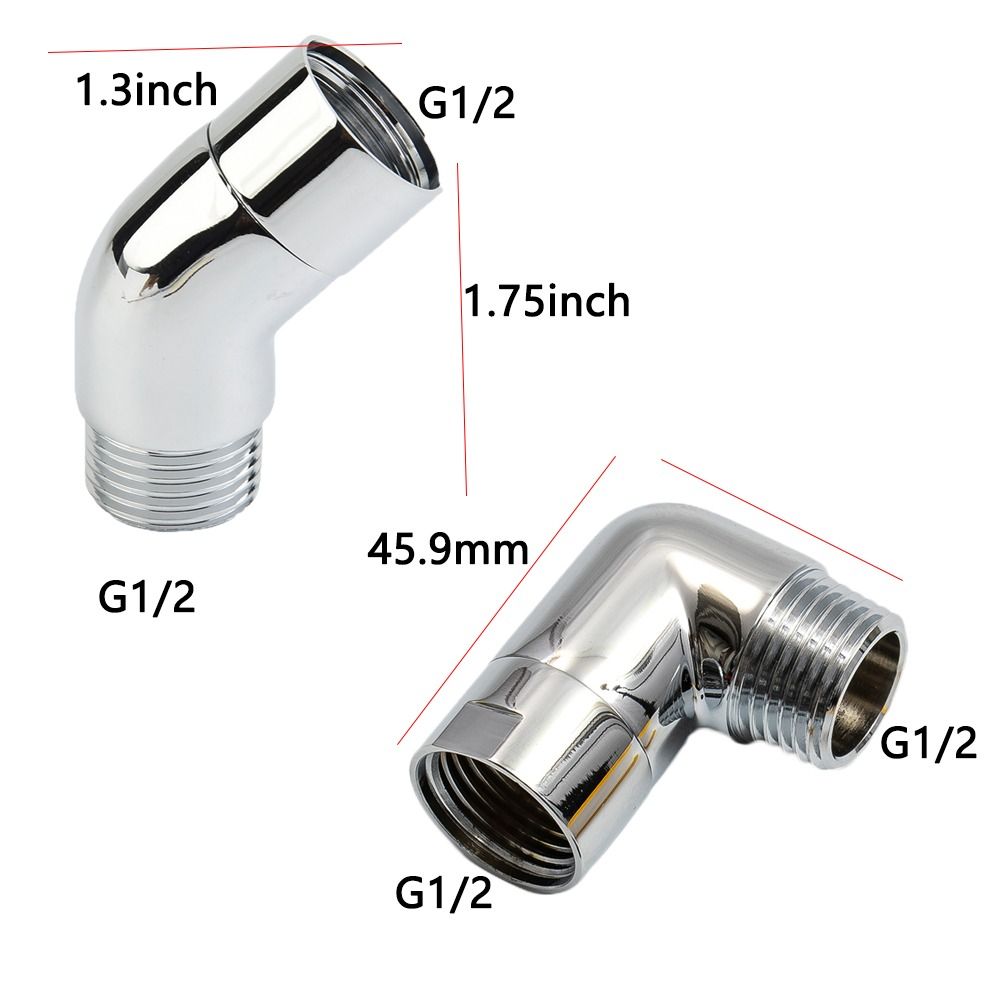 Dusch kopf Winkel Adapter g1/2 Anschlüsse Dusch Arm Verlängerung winkel 90 ° 135 ° Ellbogen Hand brause oben Sprüh bogen