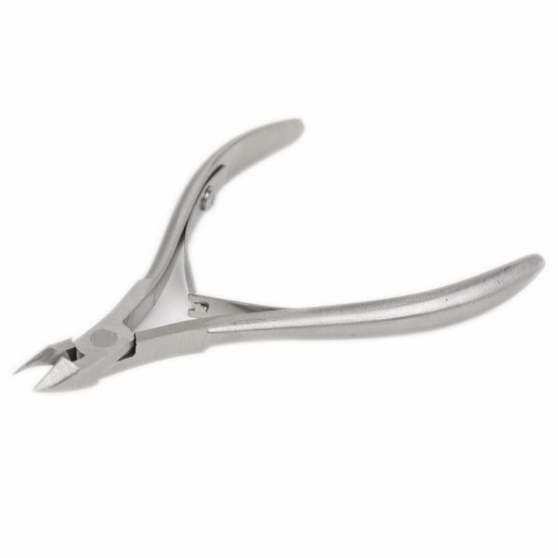 Shellhard 1pc Rvs Cuticle Nipper Cutter Nail Art Clipper Voor Vingernagel Teennagel Nail Manicure Tool