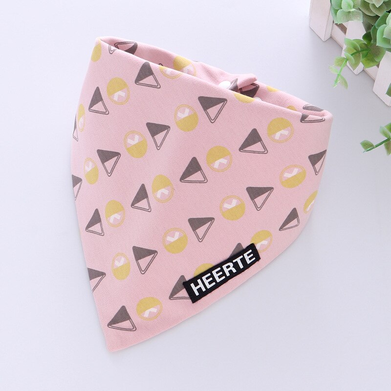 Baby Slabbetjes Driehoek Dubbele Lagen Katoen Baberos Cartoon Animal Print Baby Bandana Slabbetjes Speeksel Handdoek WHT071