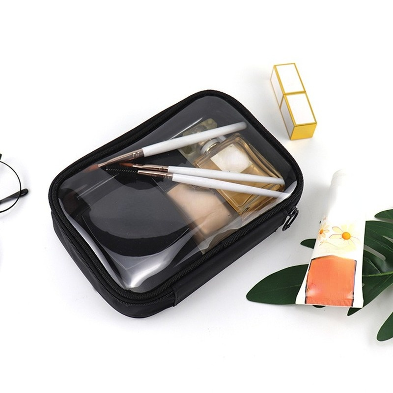 Waterdichte transparante make-up tas Dames make-up tas Reisrits Duidelijke make-up Beauty Wash Organizer Badtoilettassen Kit