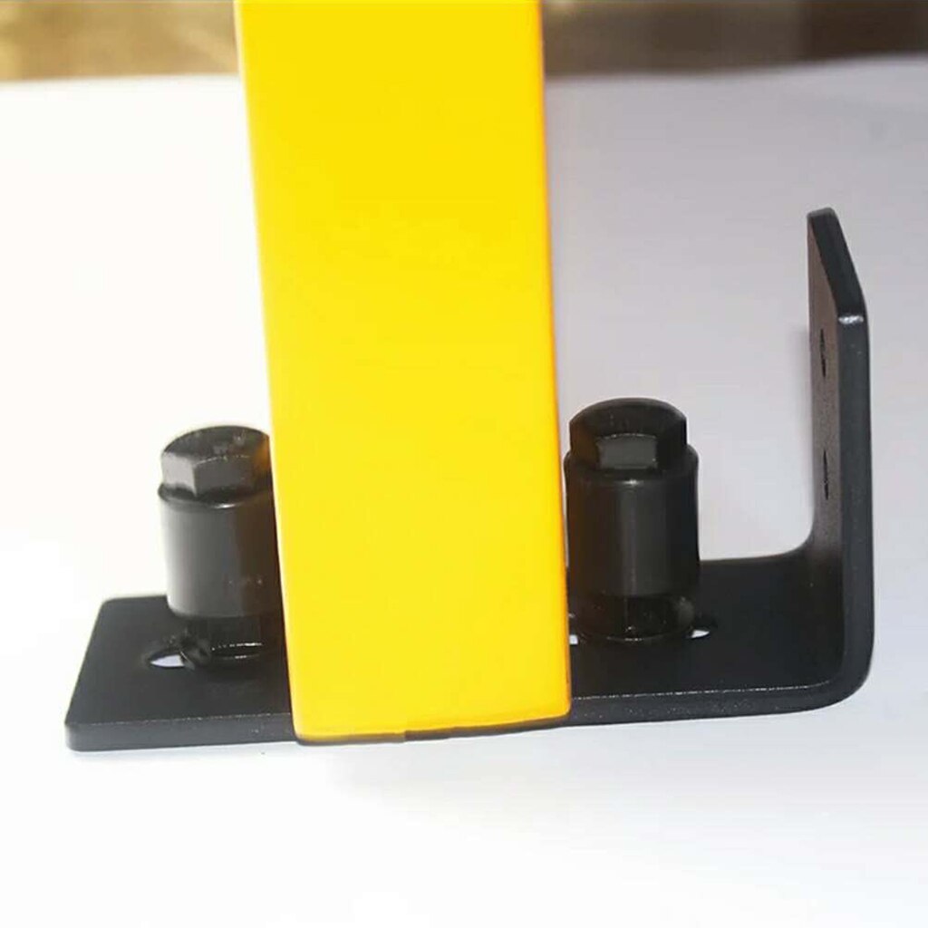 Carbon Steel Adjustable Sliding Barn Door Bottom Guide Stopper Accessory Smoothly Quietly